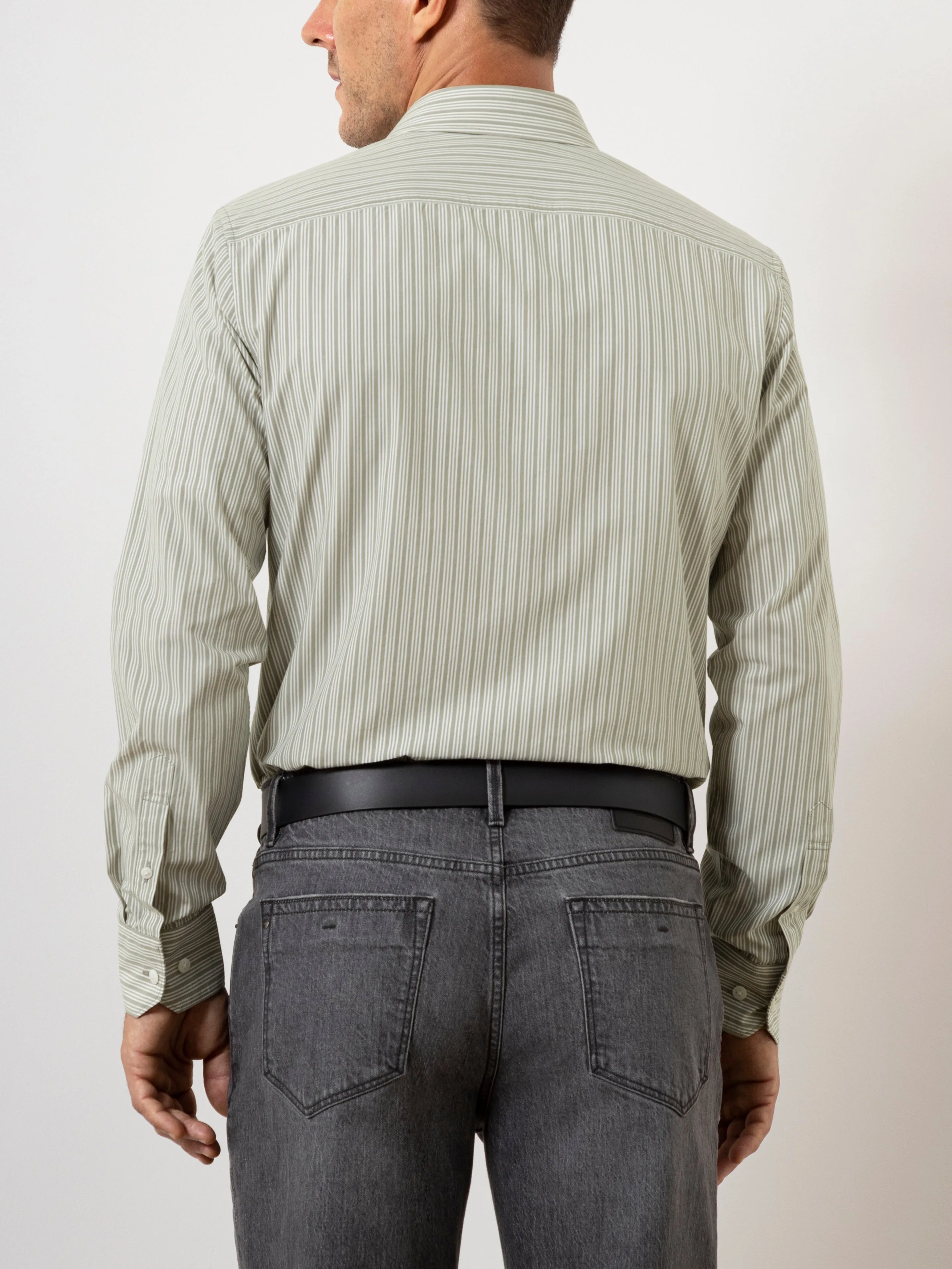 Adrian Pencil Stripe Shirt sold by O.N.S product image thumbnail 3