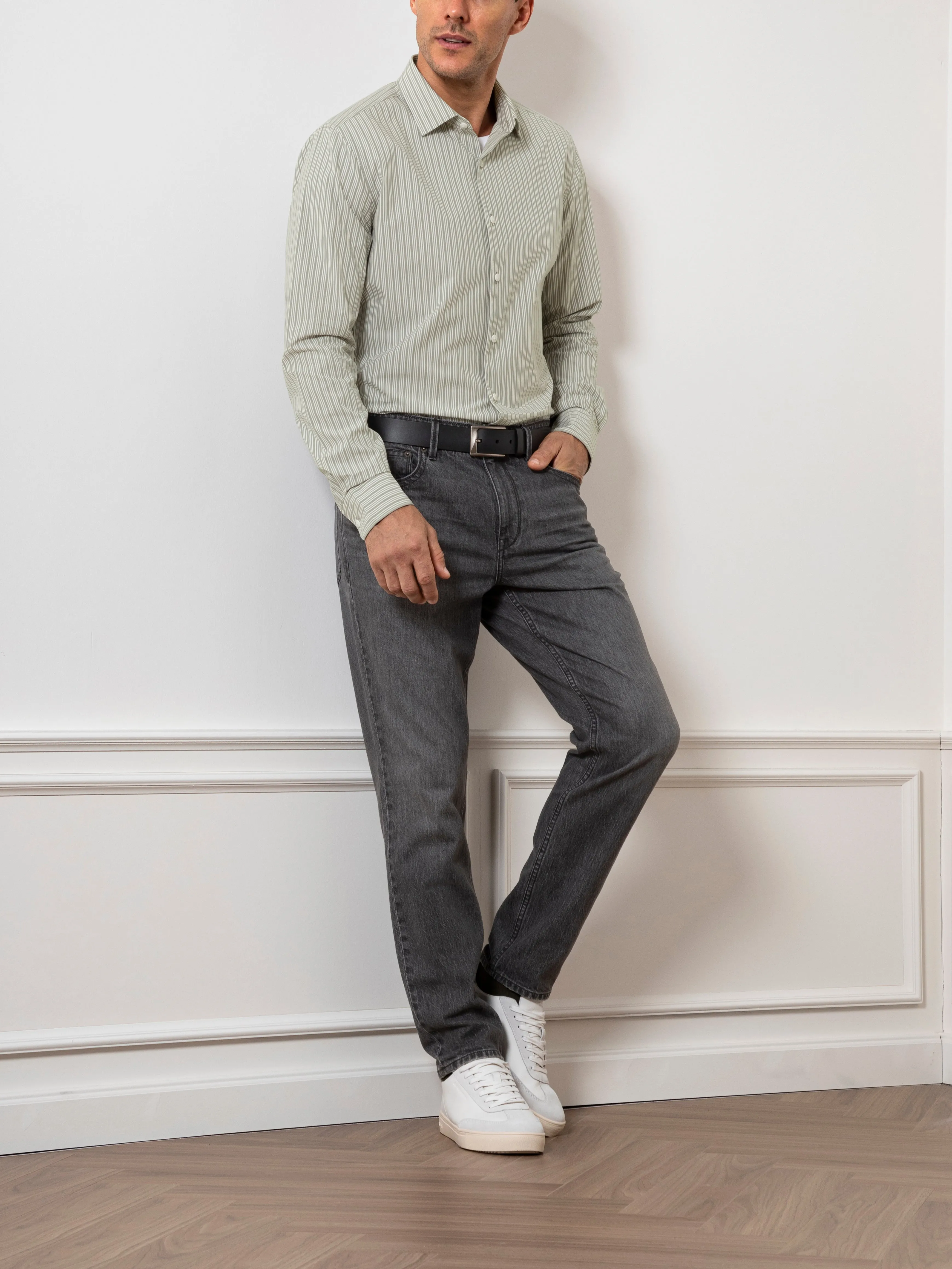 Adrian Pencil Stripe Shirt sold by O.N.S product image thumbnail 2