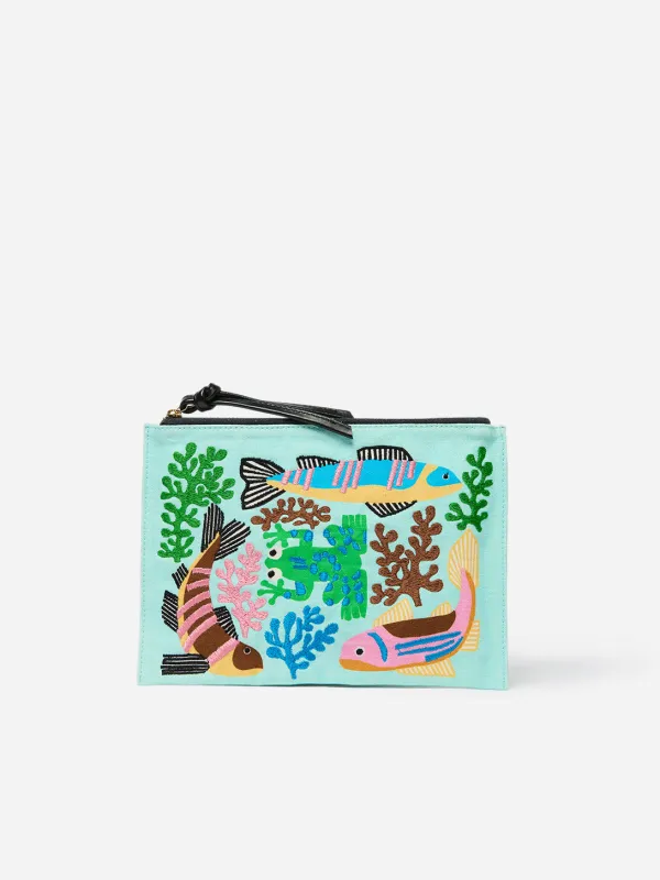 Embroidered Pouch sold by O.N.S