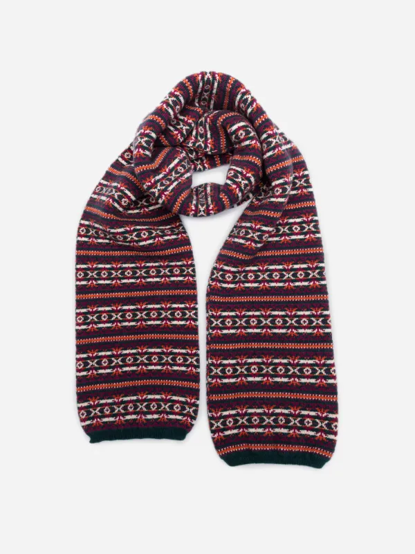 Wool Fair Isle Scarf sold by O.N.S