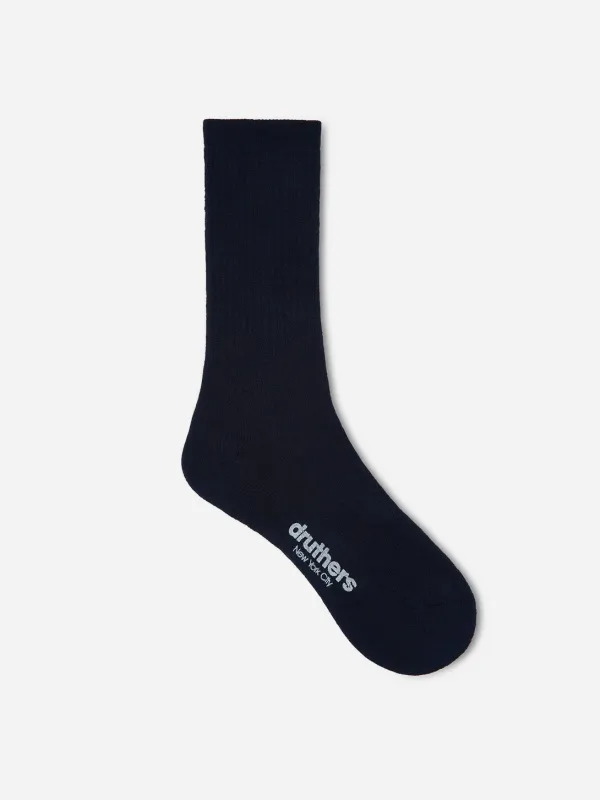 Everyday Organic Cotton Crew Sock made by Druthers
