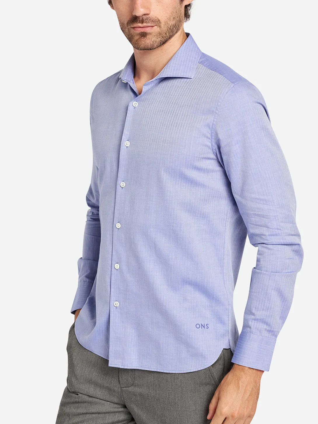 Arthur Herringbone Shirt sold by O.N.S product image thumbnail 3