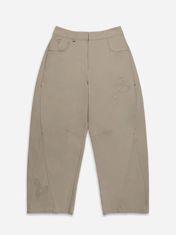 Oeuvres Embroidery Pants made by O.N.S