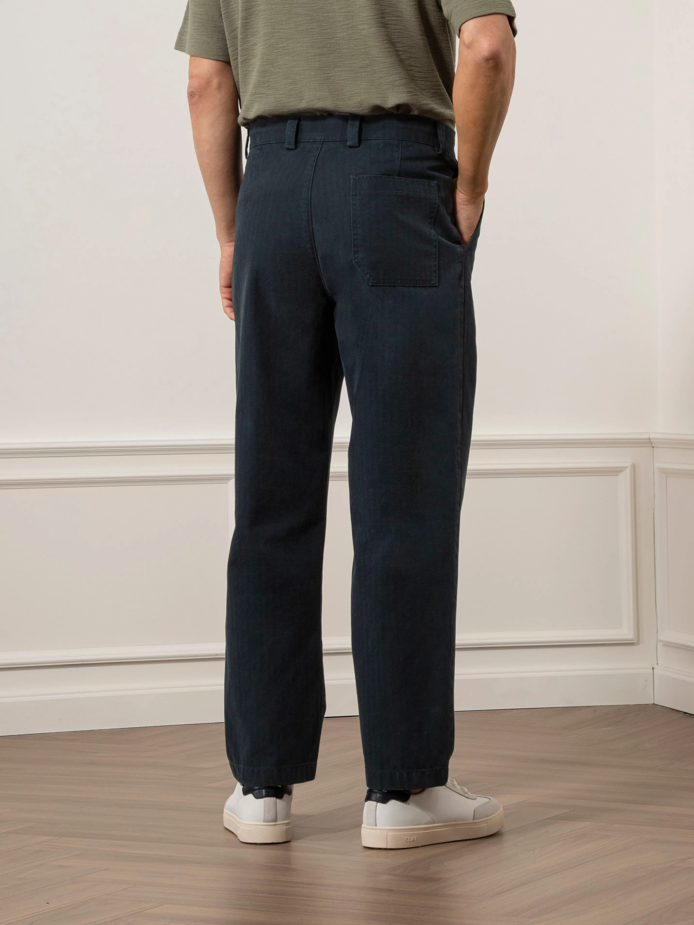 Wythe Herringbone Trousers sold by O.N.S product image thumbnail 4