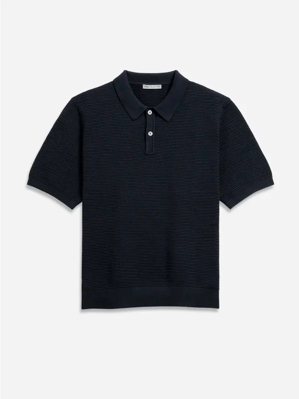 Lind Textured Sweater Polo made by O.N.S