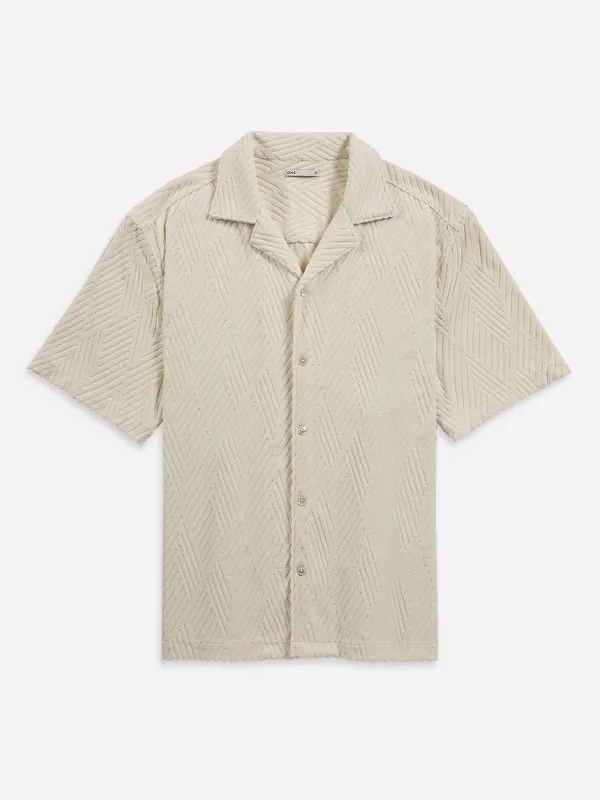 Rockaway Jacquard Towel Shirt sold by O.N.S