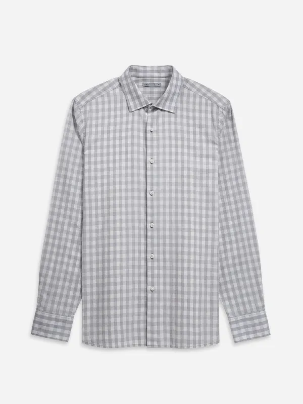 Adrian Gingham Check Shirt made by O.N.S