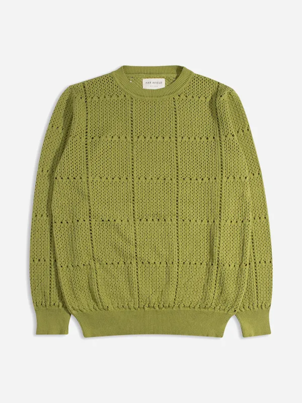 Crochet Crew Neck made by Far Afield