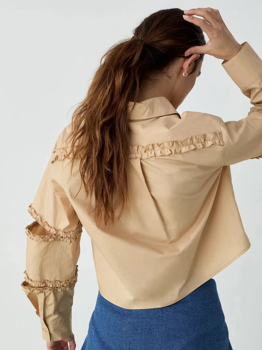 Muna Sand Cut Out Shirt sold by O.N.S product image thumbnail 3