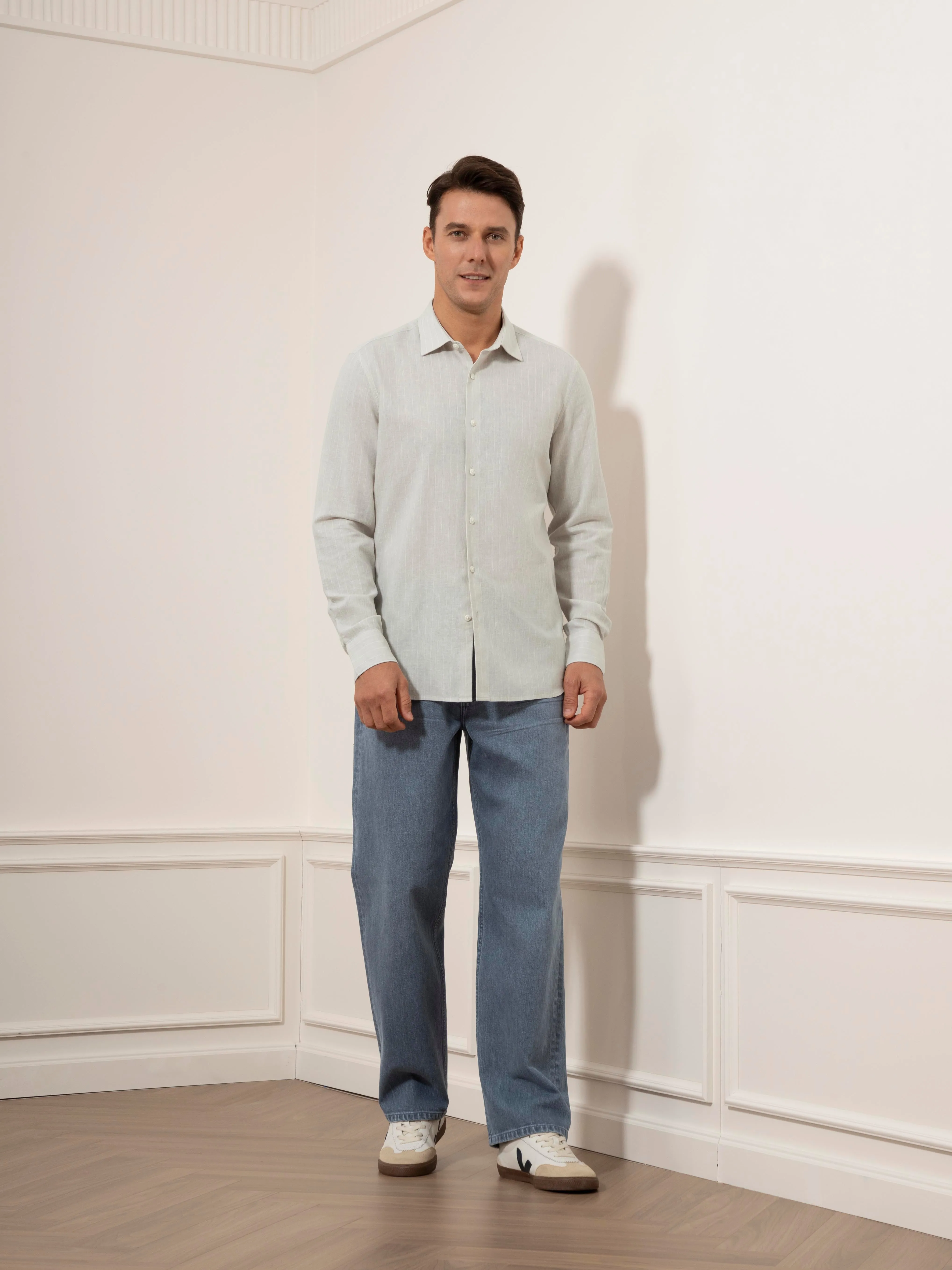 Adrian Pinstripe Shirt sold by O.N.S product image thumbnail 2