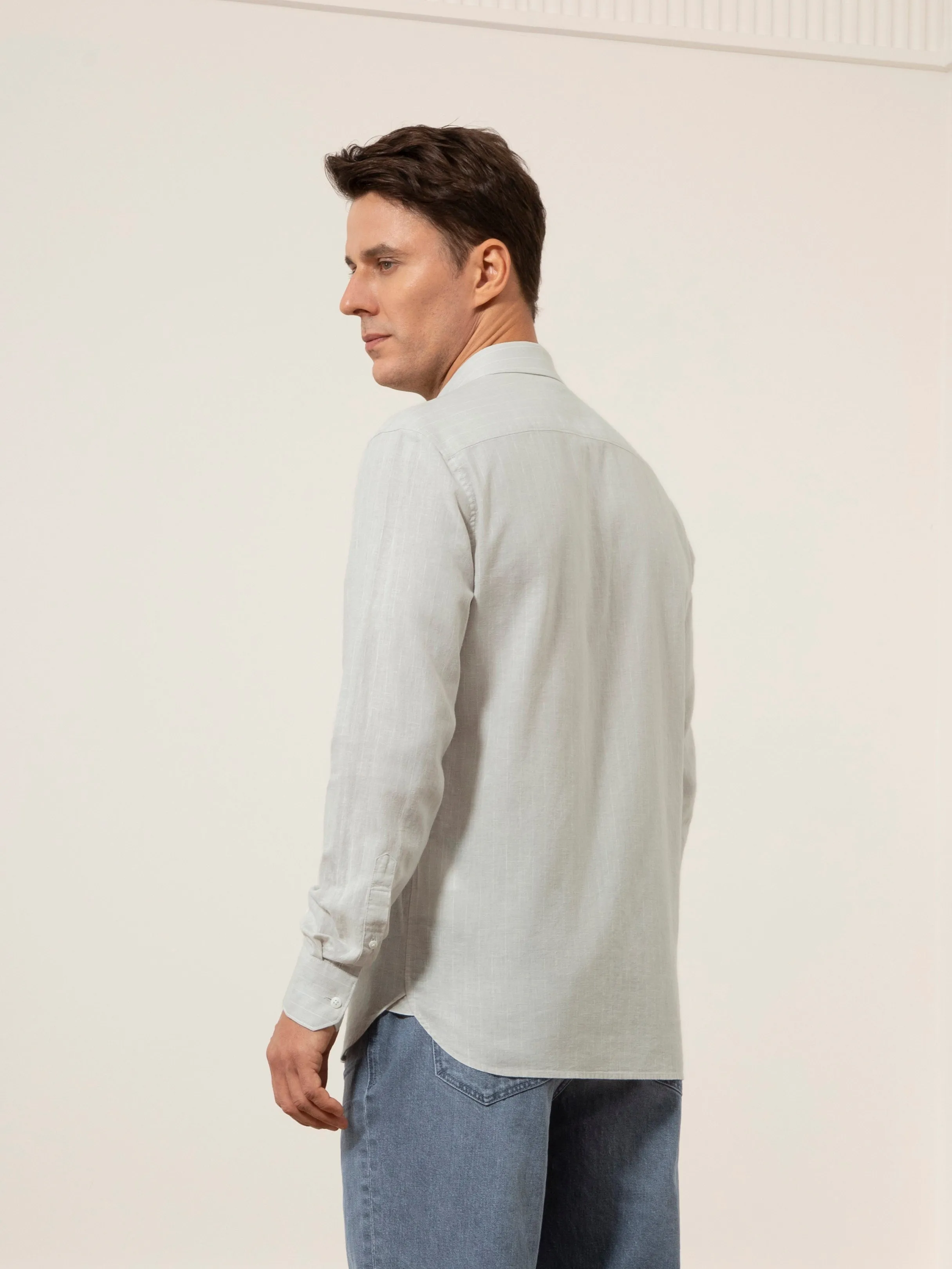Adrian Pinstripe Shirt sold by O.N.S product image thumbnail 4