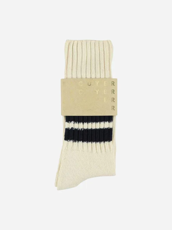 Crew Stripes Socks made by Escuyer