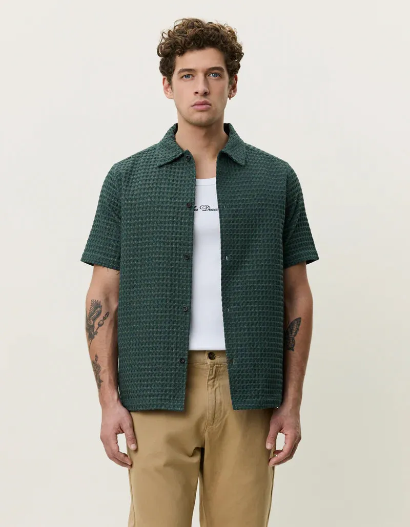 Check Seersucker SS Shirt sold by O.N.S product image thumbnail 2