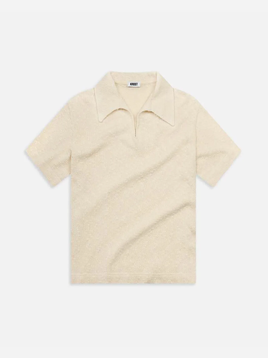 Textured Cotton Knit Polo sold by O.N.S