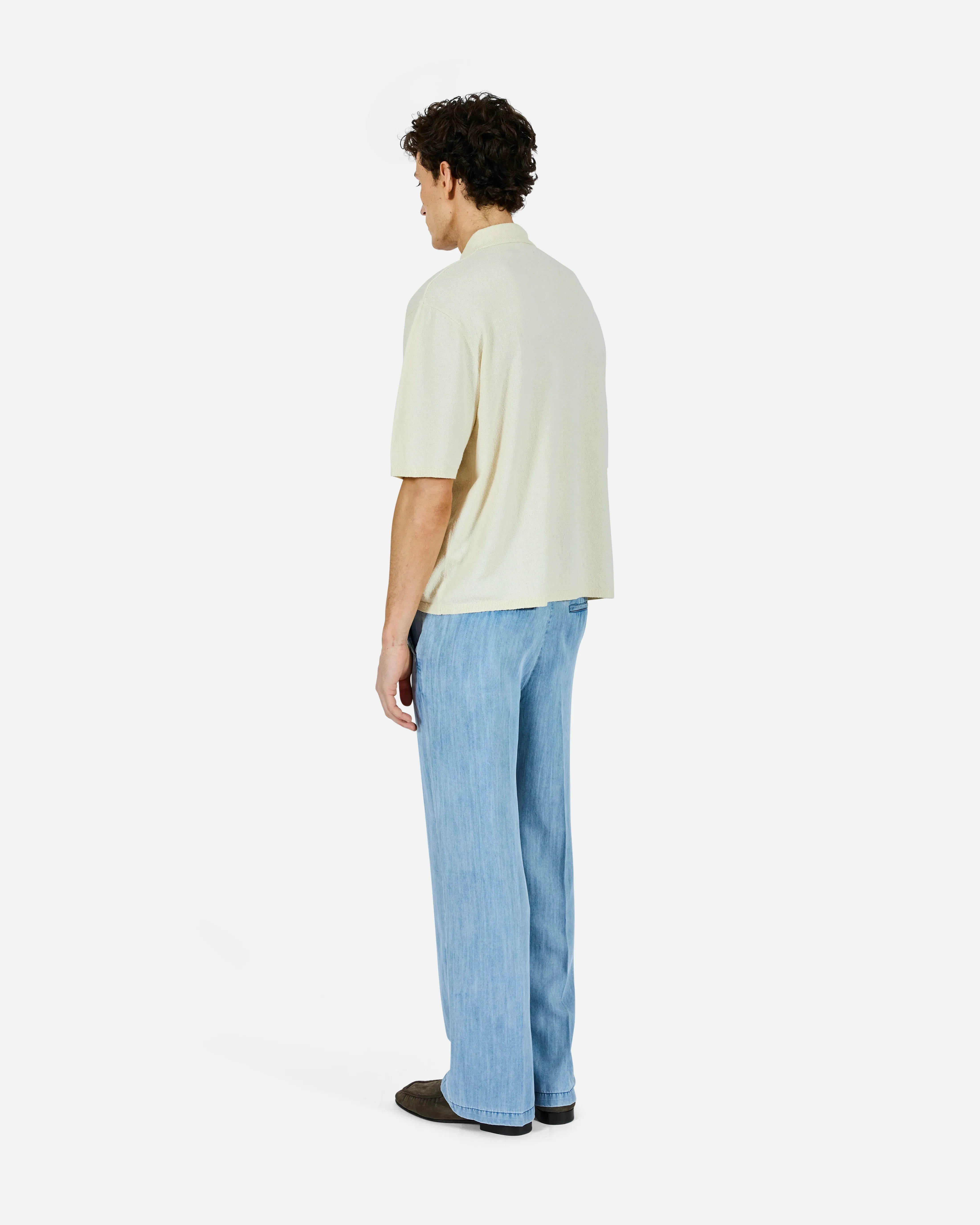 Crepe Knit Polo sold by O.N.S product image thumbnail 4