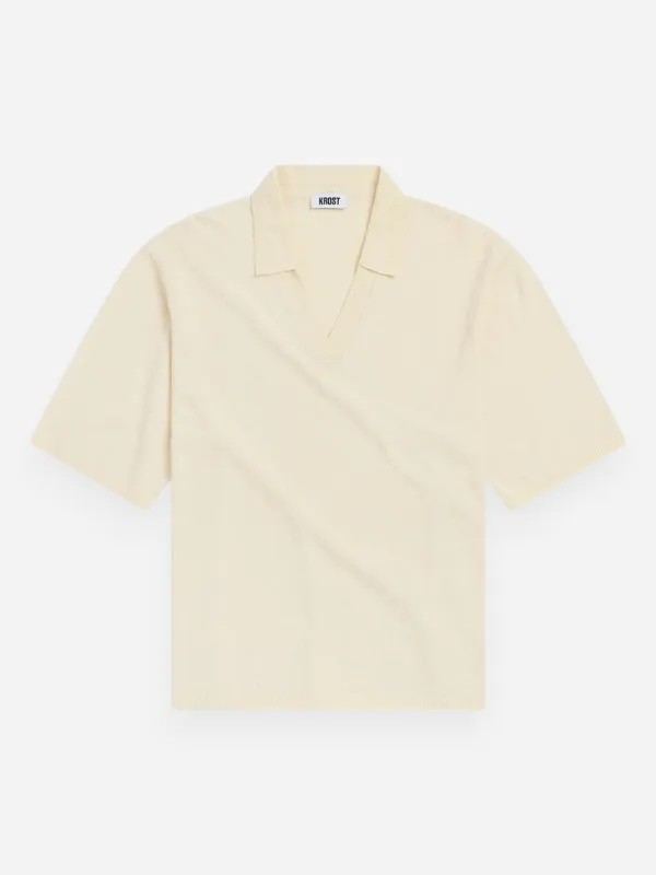 Crepe Knit Polo made by KROST