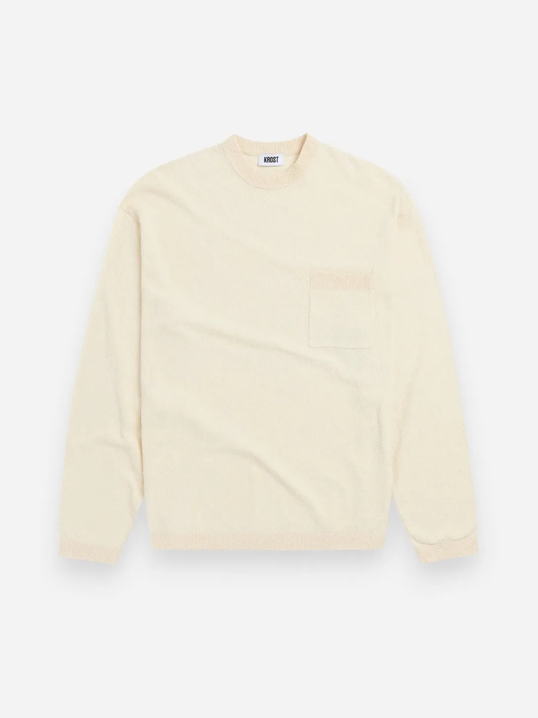 Crepe Knit Long Sleeve Shirt sold by O.N.S
