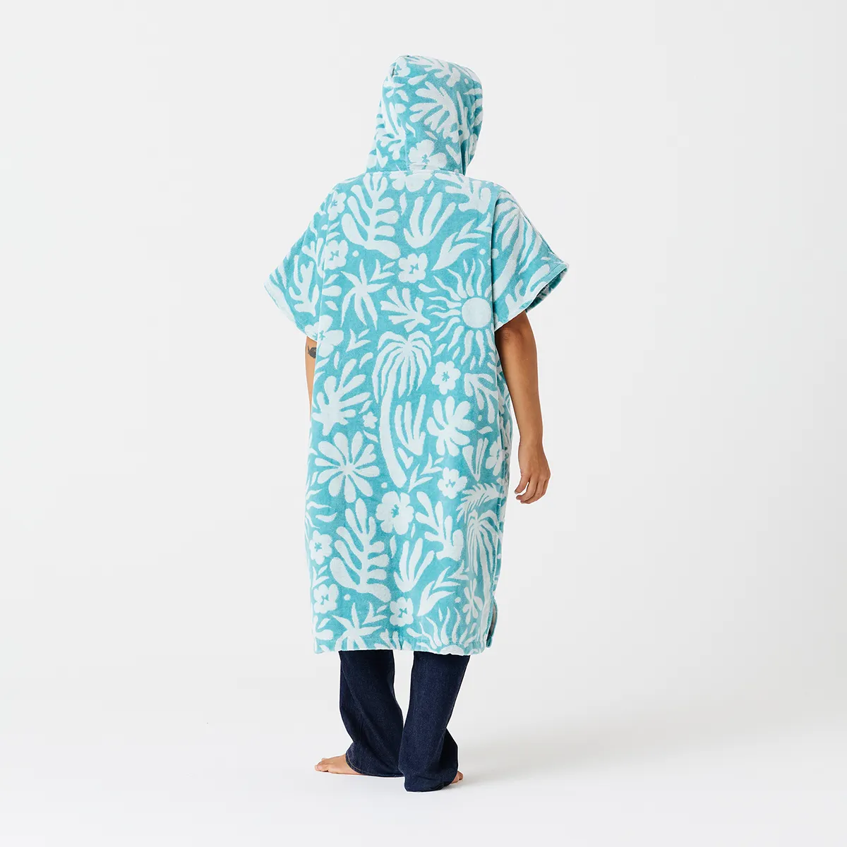 Sunny Extra-Warm Poncho - Sky Blue sold by SLOWTIDE product image thumbnail 5