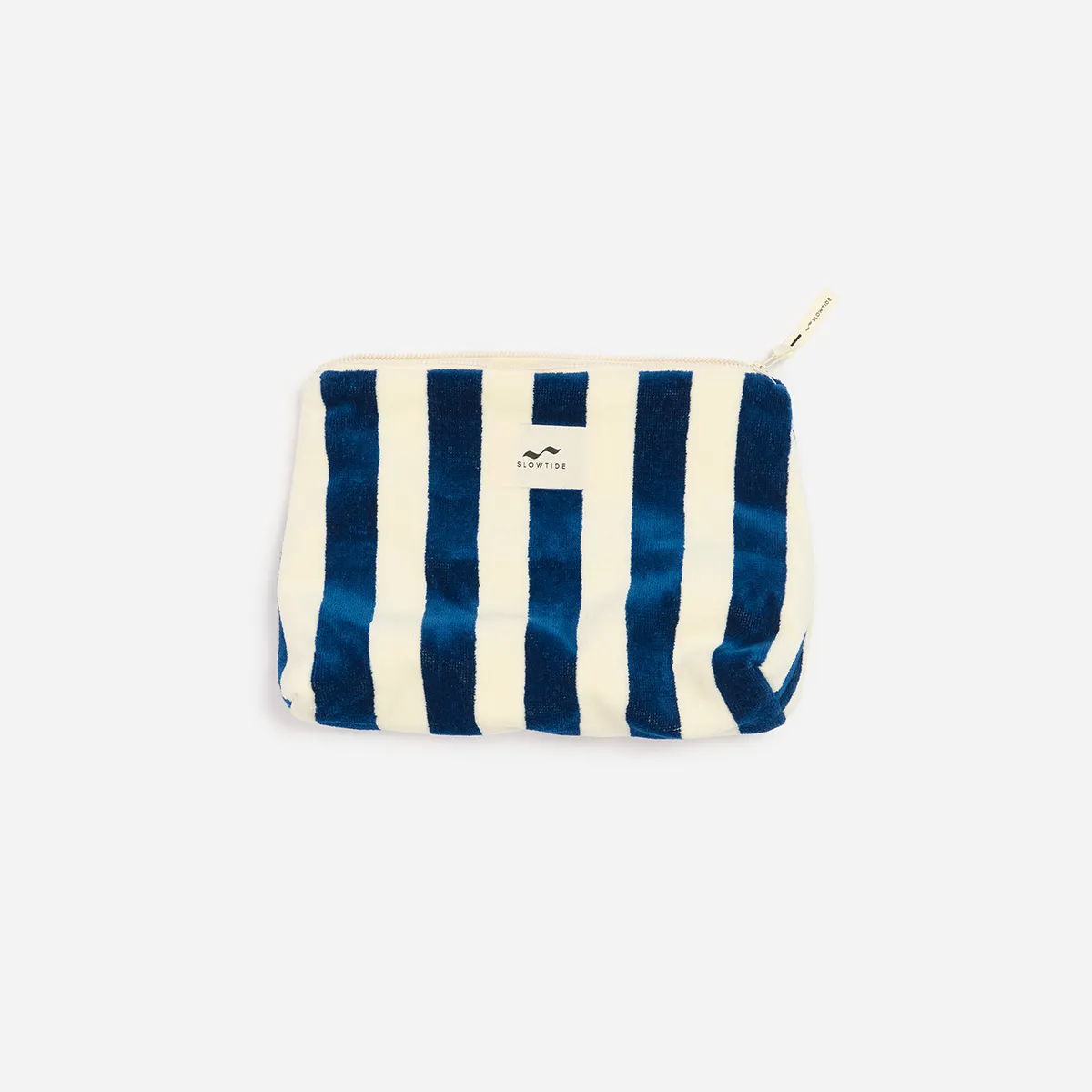 Cabana Terry Pouch - Deep Pool sold by SLOWTIDE