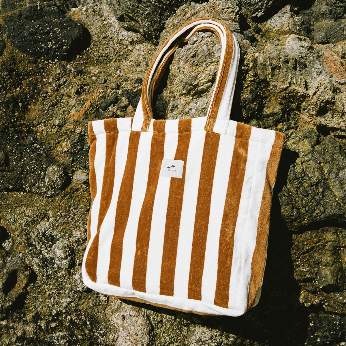 Cabana Terry Tote Bag - Brush sold by SLOWTIDE product image thumbnail 2
