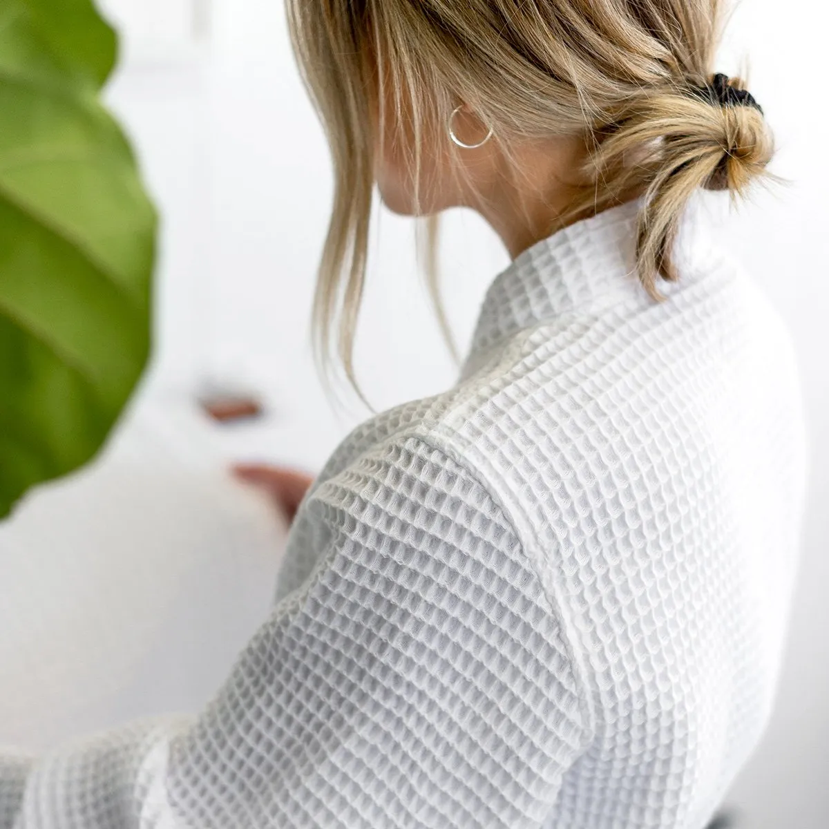 Guild Waffle Bath Robe sold by SLOWTIDE product image thumbnail 4