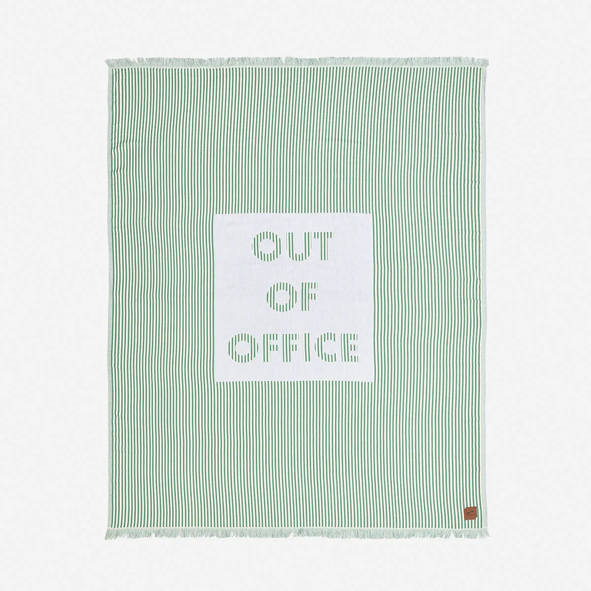 Out Of Office Driftweave Beach Blanket sold by SLOWTIDE