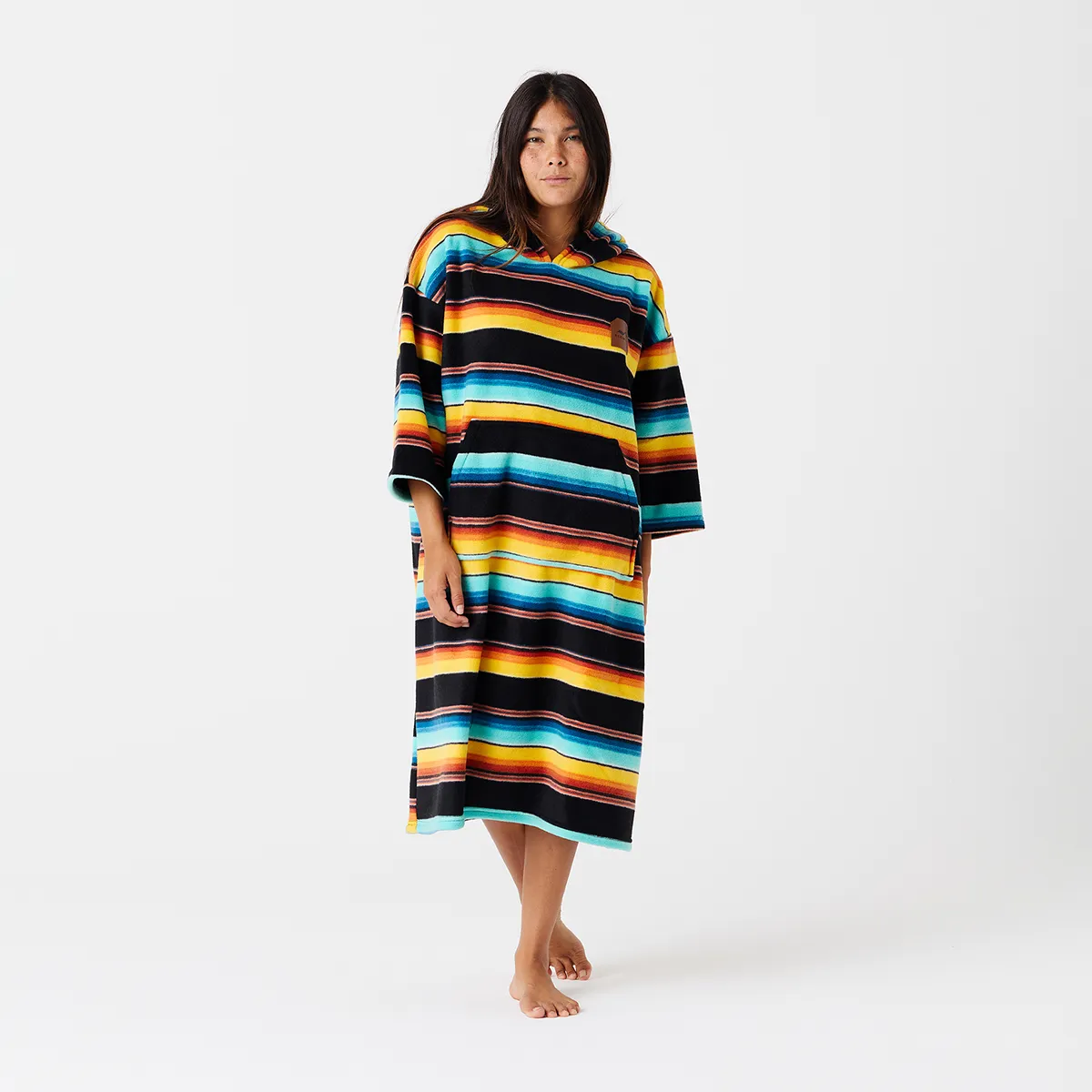 El Cap Chilling Fleece Poncho sold by SLOWTIDE product image thumbnail 2