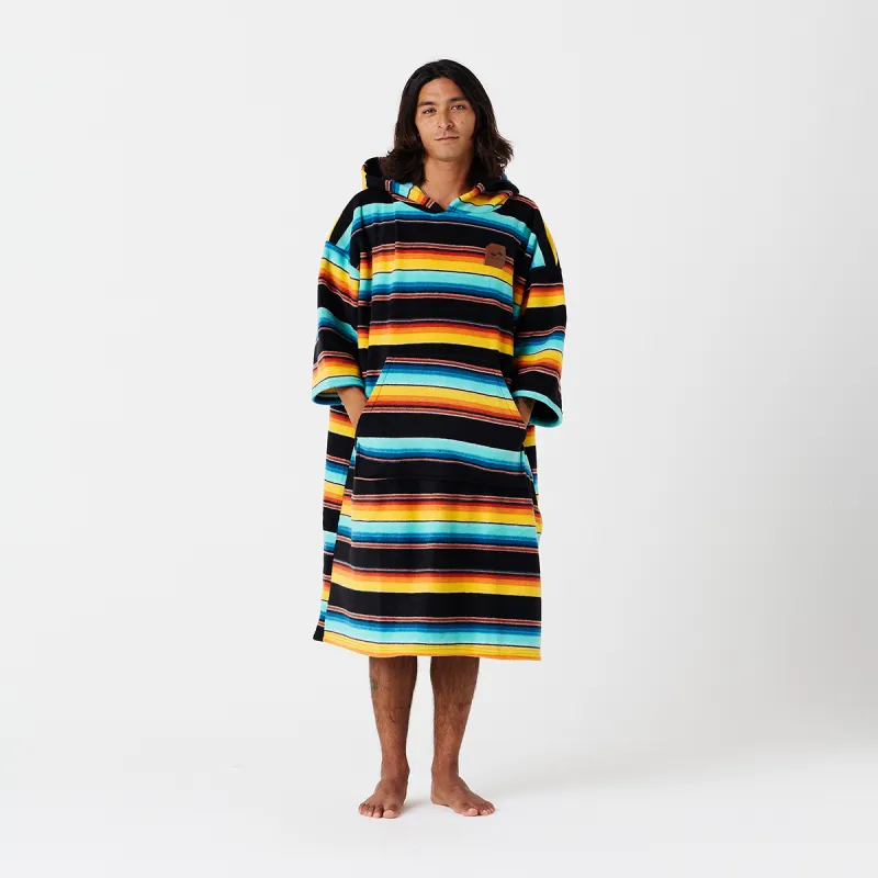 El Cap Chilling Fleece Poncho sold by SLOWTIDE