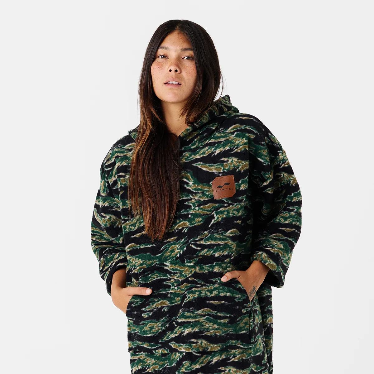 Major Chilling Fleece Poncho sold by SLOWTIDE product image thumbnail 2