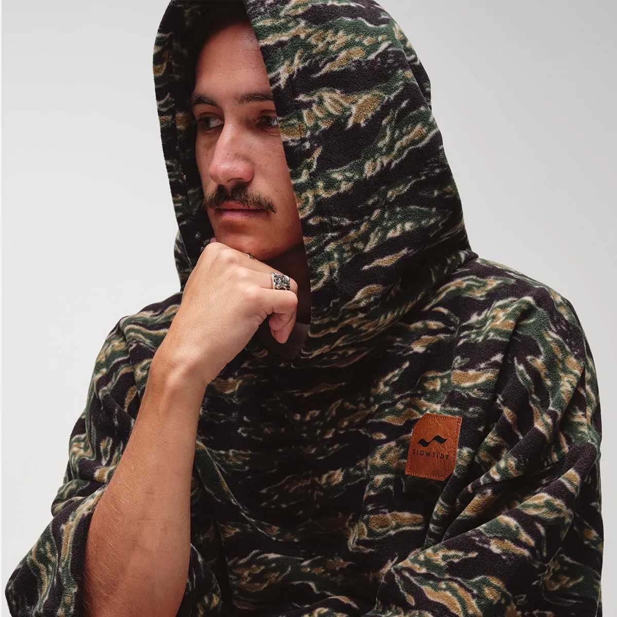 Major Chilling Fleece Poncho sold by SLOWTIDE product image thumbnail 5