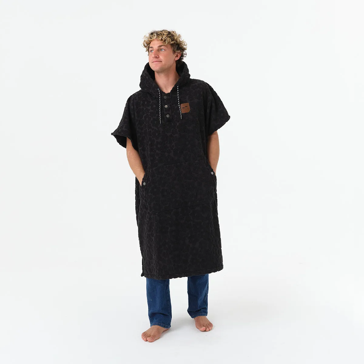Ginny Extra-Warm Poncho - Black sold by SLOWTIDE product image thumbnail 4