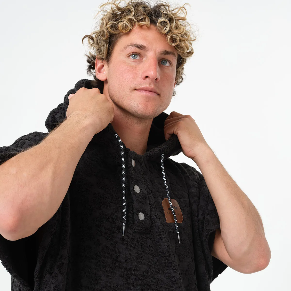 Ginny Extra-Warm Poncho - Black sold by SLOWTIDE product image thumbnail 3