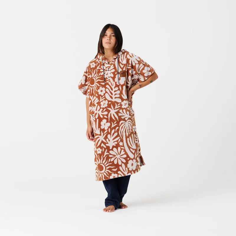 Sunny Extra-Warm Poncho sold by SLOWTIDE