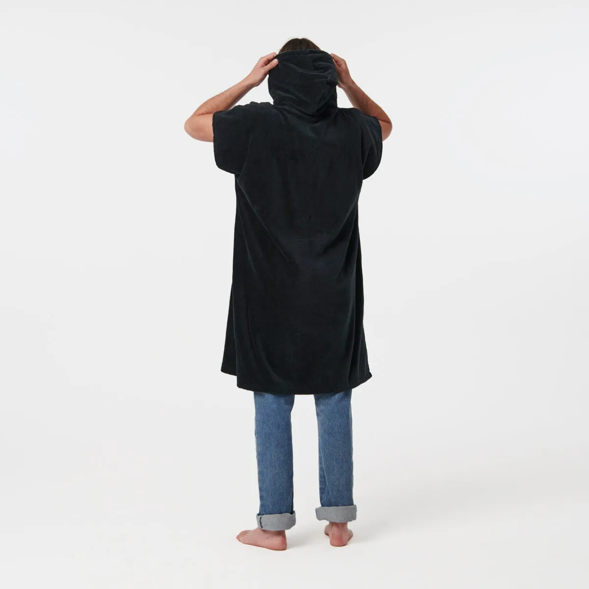 The Digs Extra-Warm Poncho - Black sold by SLOWTIDE product image thumbnail 3