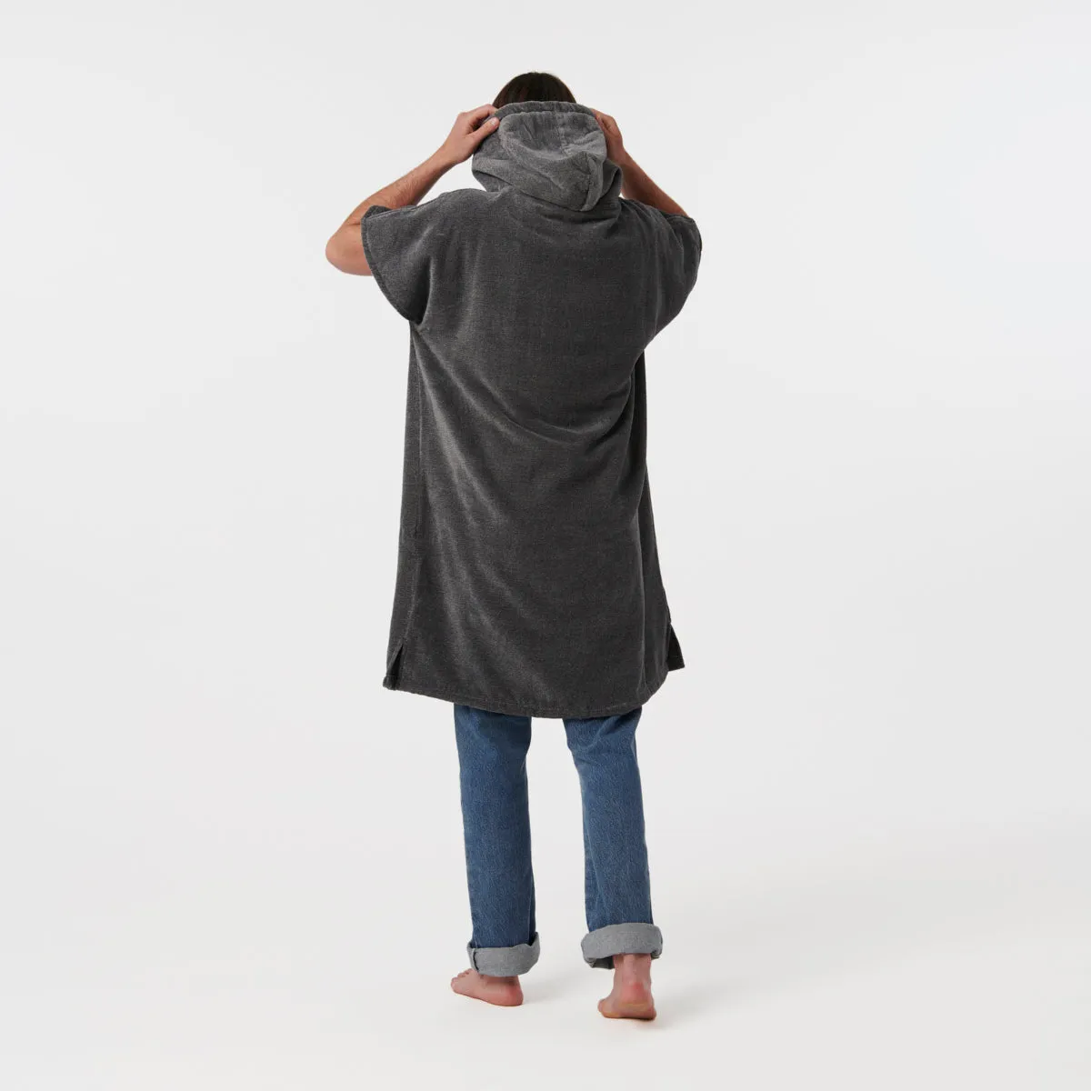The Digs Extra-Warm Poncho - Heather Grey sold by SLOWTIDE product image thumbnail 2