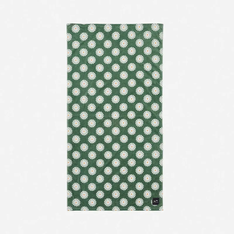 Sun Dazed Beach Towel - Green sold by SLOWTIDE
