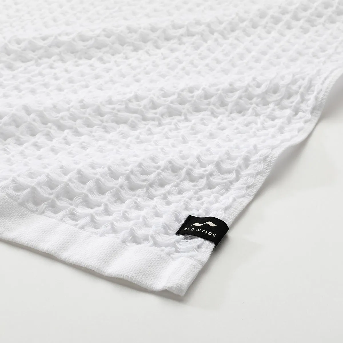 Guild Waffle Hand Towel - White sold by SLOWTIDE product image thumbnail 5