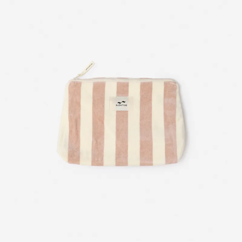 Cabana Terry Pouch - Clay made by SLOWTIDE