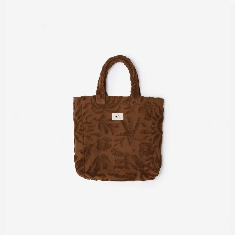 Sunny Sculpted Terry Tote - Toast made by SLOWTIDE