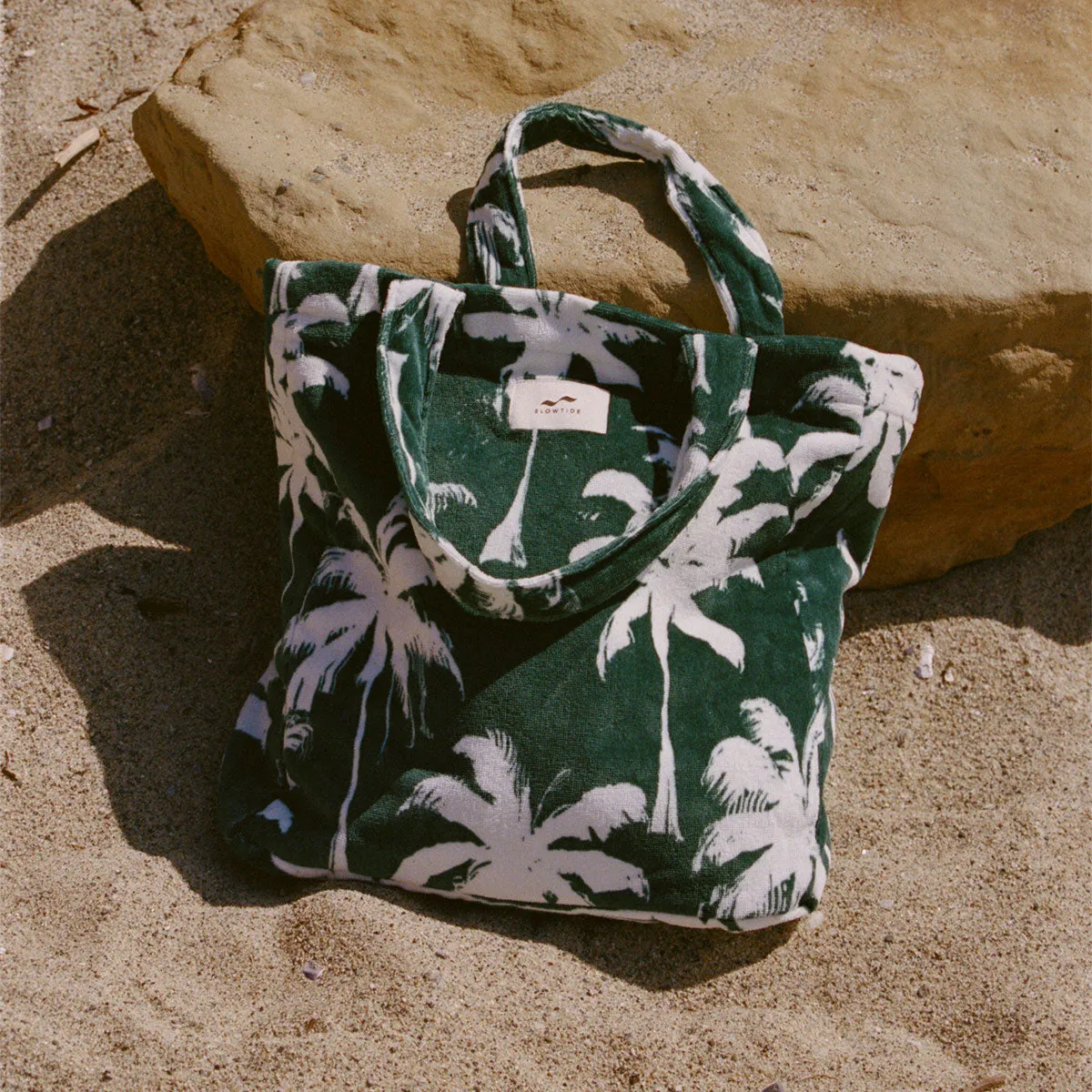 Luca Terry Tote - Kale sold by SLOWTIDE product image thumbnail 3