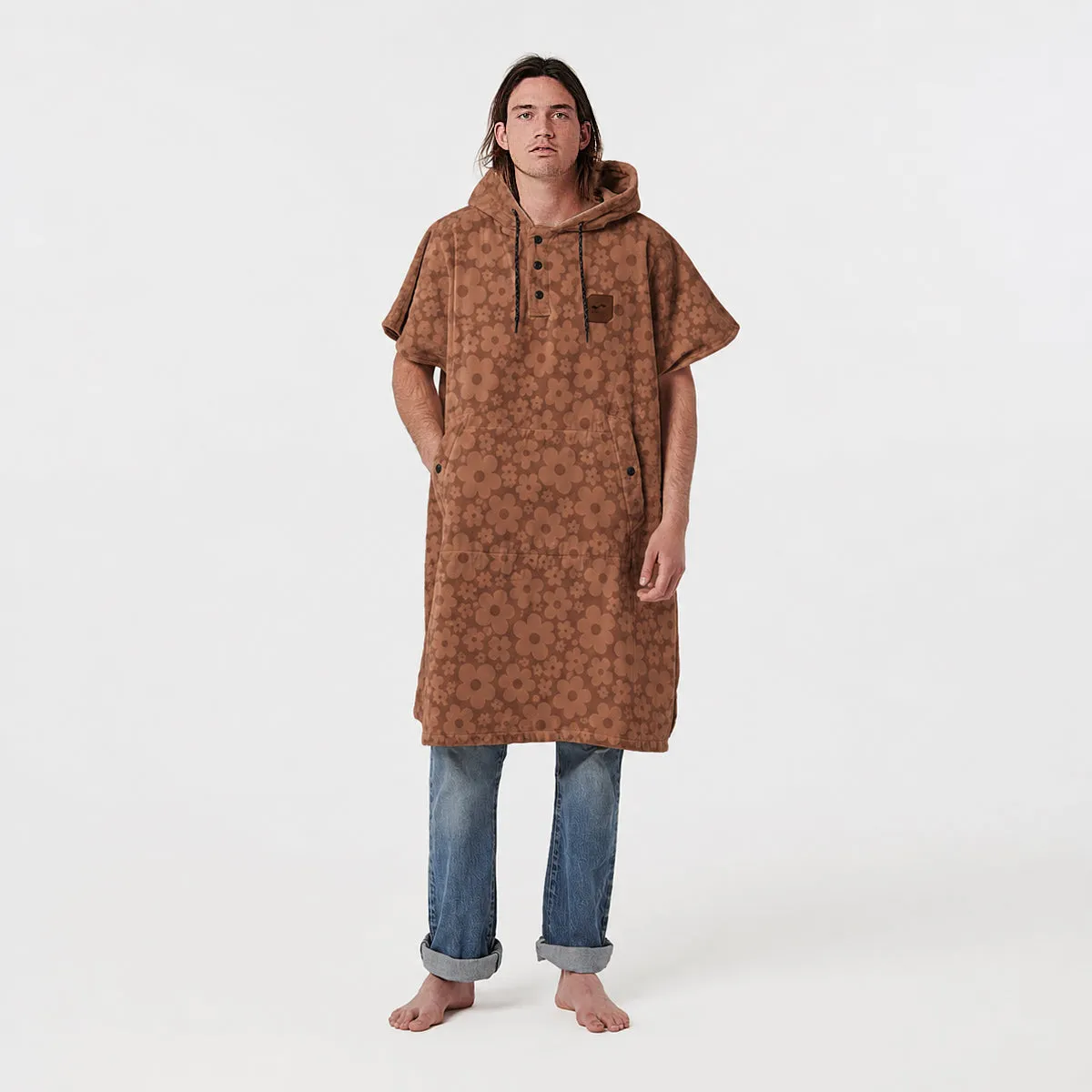 Ginny Extra-Warm Poncho - Toast sold by SLOWTIDE product image thumbnail 4
