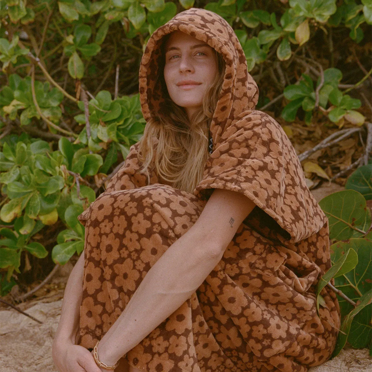 Ginny Extra-Warm Poncho - Toast sold by SLOWTIDE product image thumbnail 2