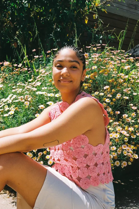 THE YOYO VEST - LIGHT PINK sold by THE SERIES NY