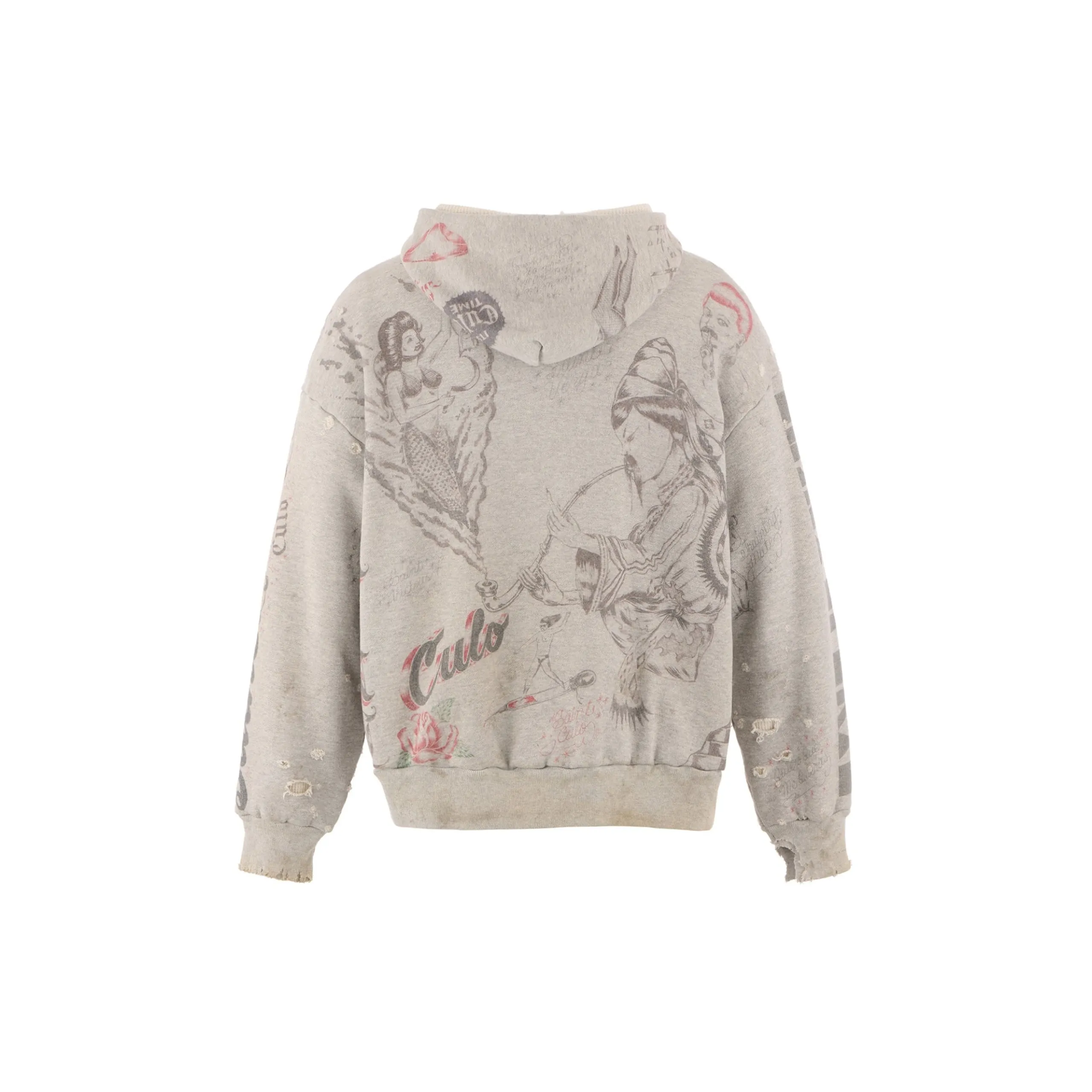 x Alexis Ross Drawing Hoodie (Gray) sold by TONS product image thumbnail 2