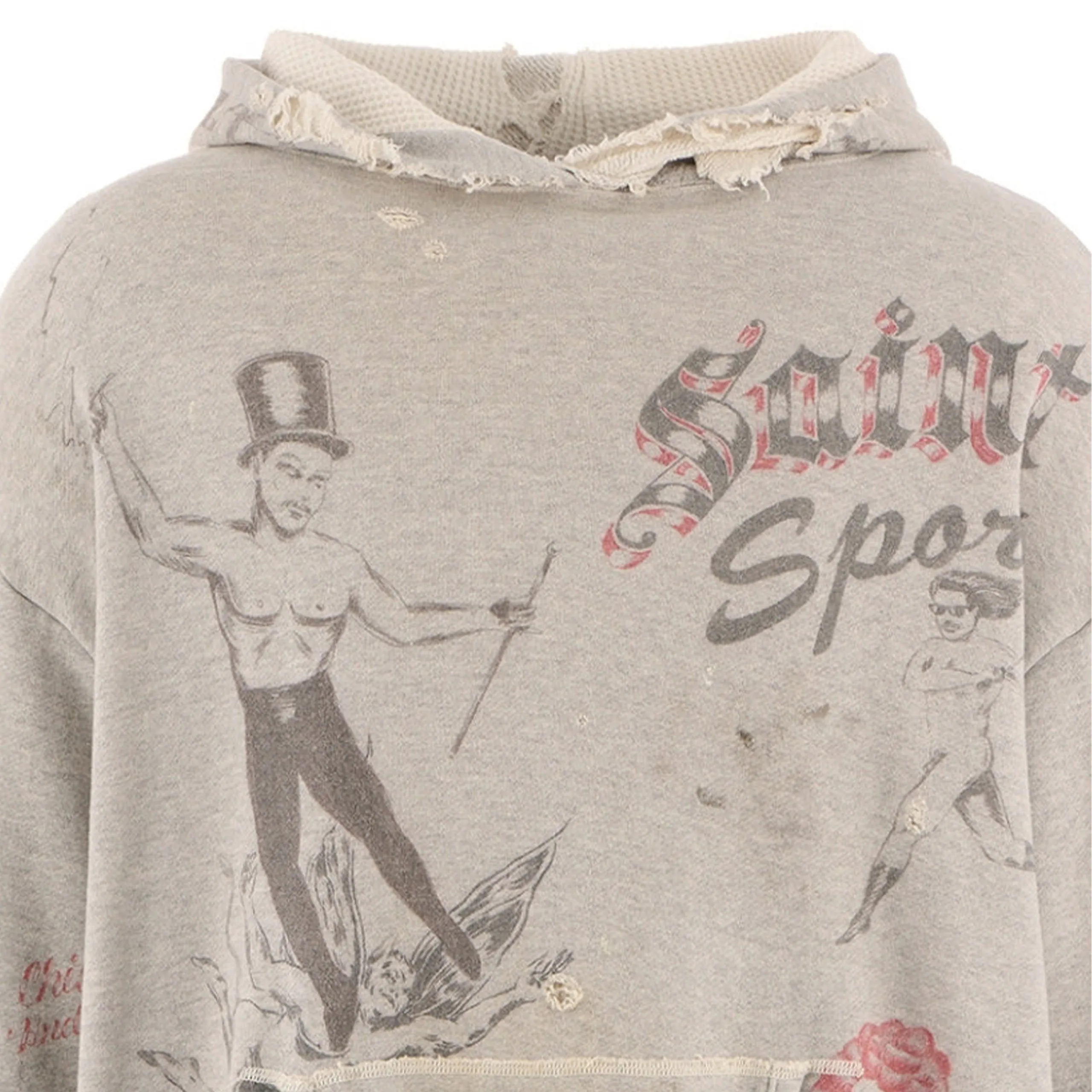 x Alexis Ross Drawing Hoodie (Gray) sold by TONS product image thumbnail 3