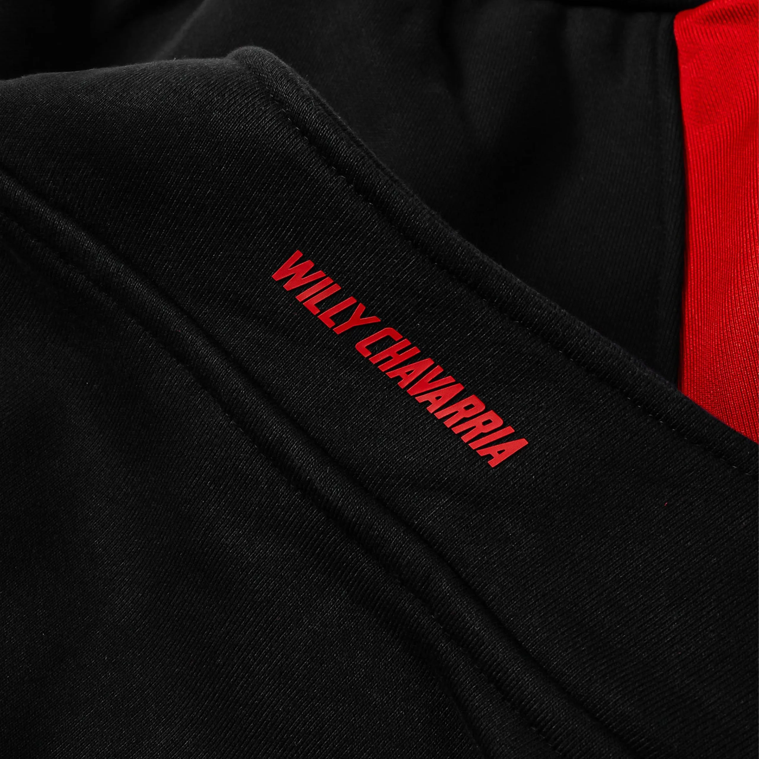 x Willy Chavarria Watsonville Sweatshirt (Black/Red) sold by TONS product image thumbnail 2