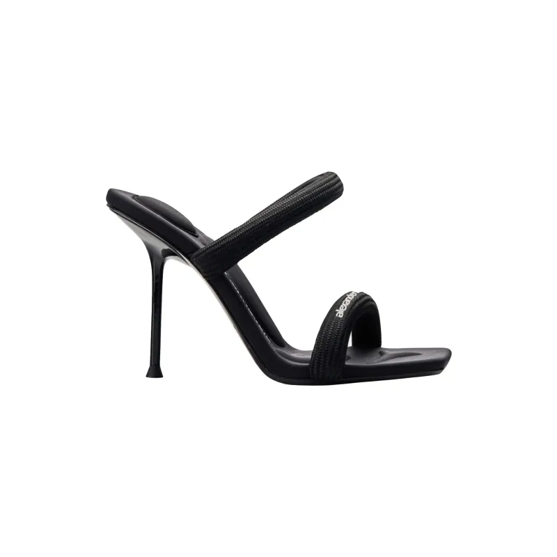 Julie Tubular Webbing Sandal (Black) made by Alexander Wang