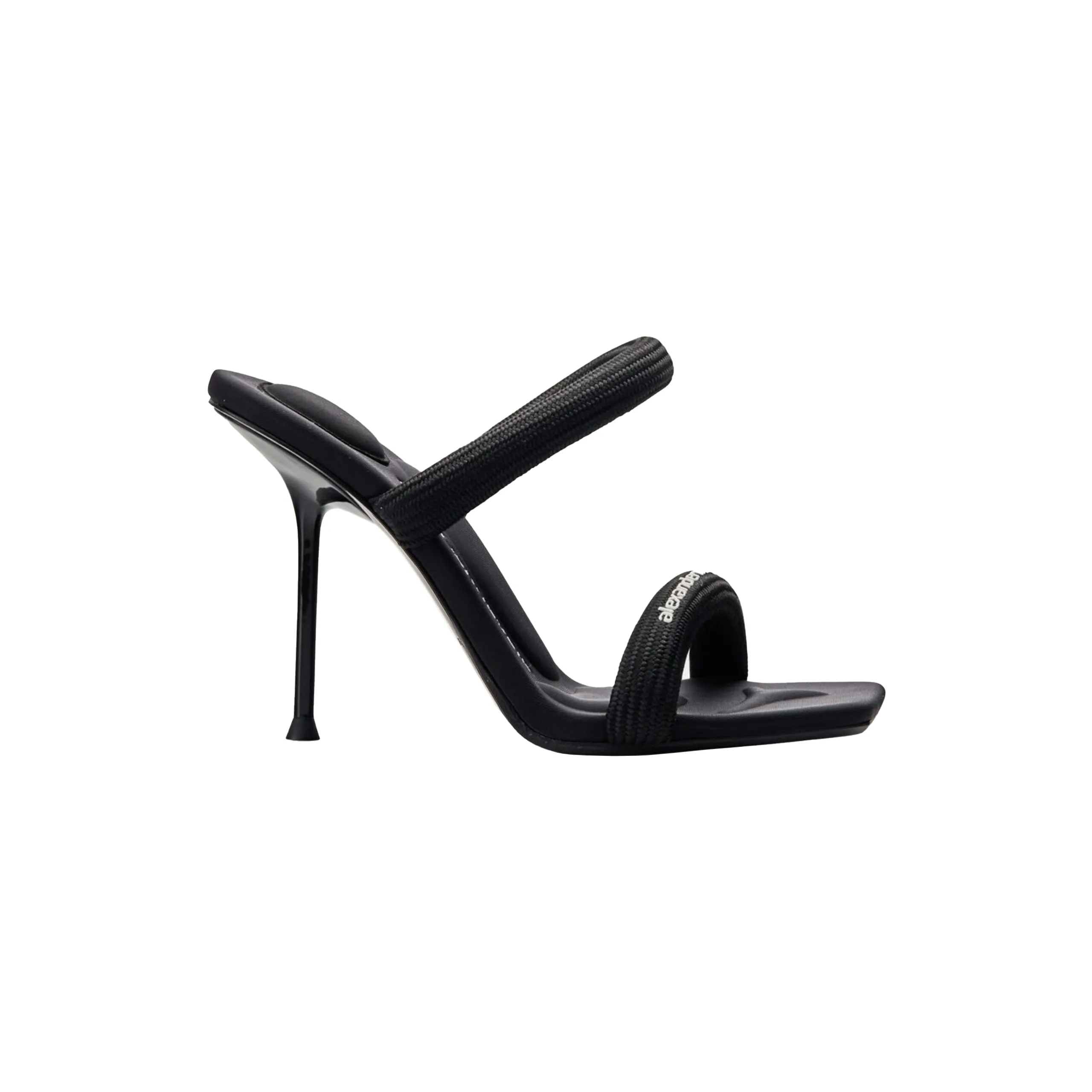 Julie Tubular Webbing Sandal (Black) sold by TONS
