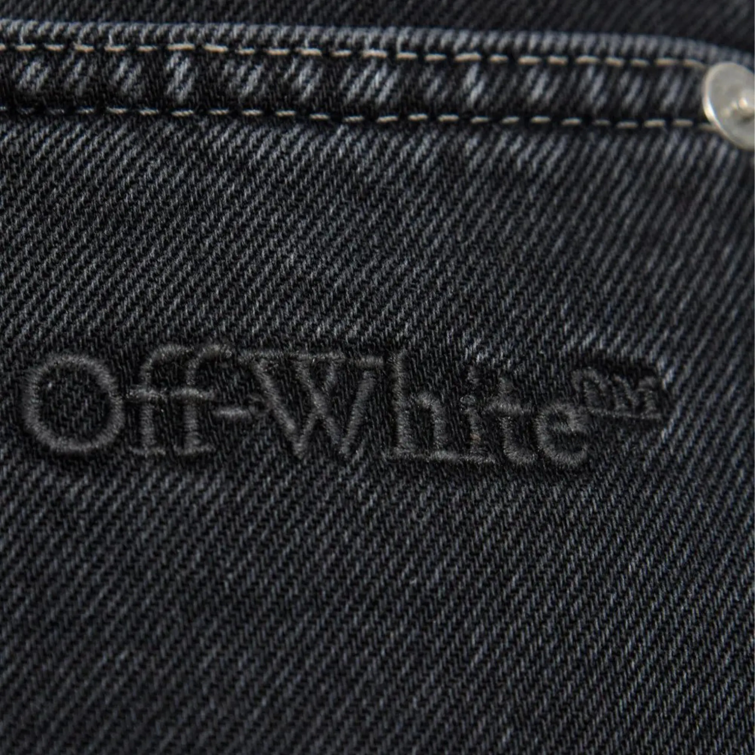 Script Logo 90s Skate Jeans (Vintage Black) sold by TONS product image thumbnail 2