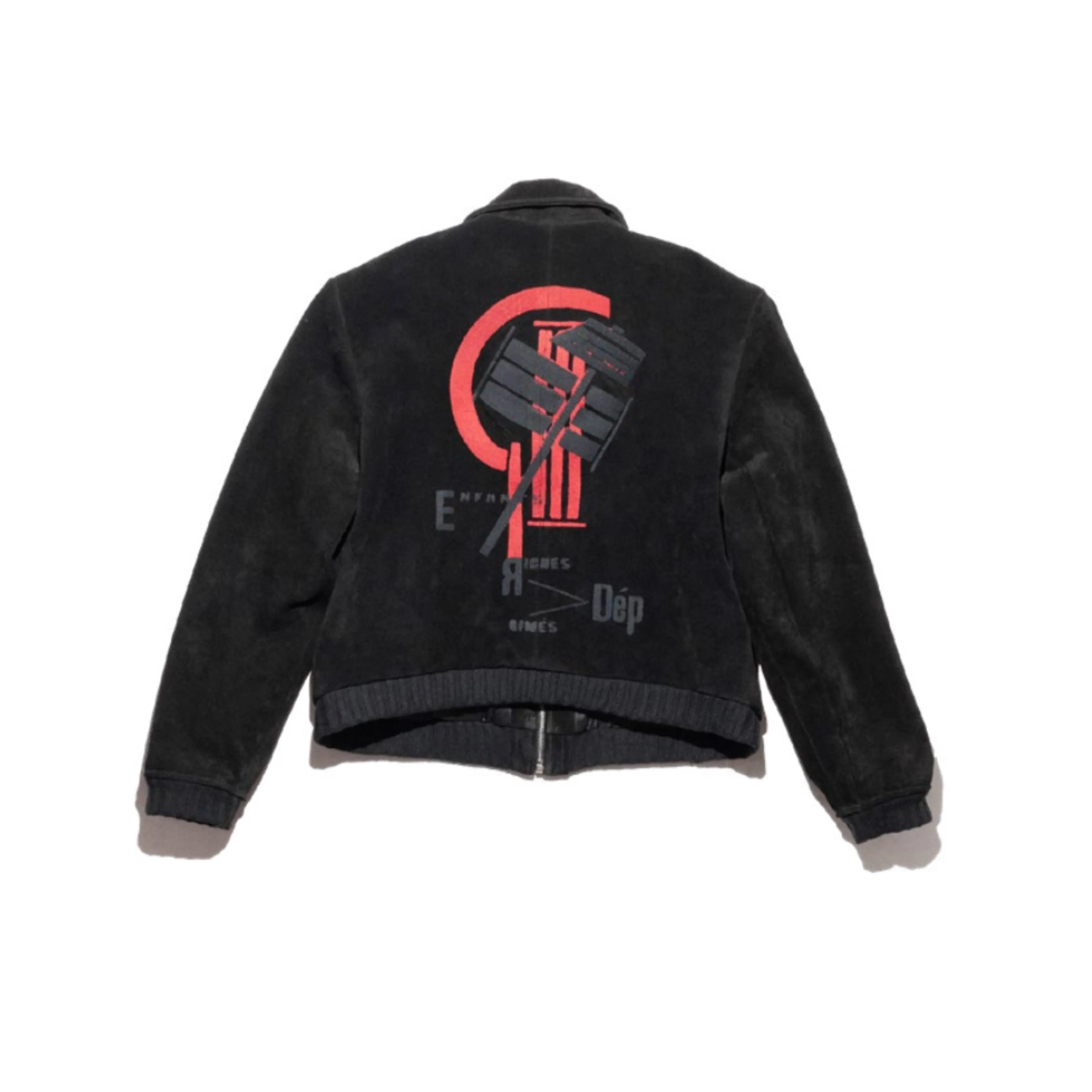 Suede Constructivist Jacket (Black) sold by TONS product image thumbnail 2